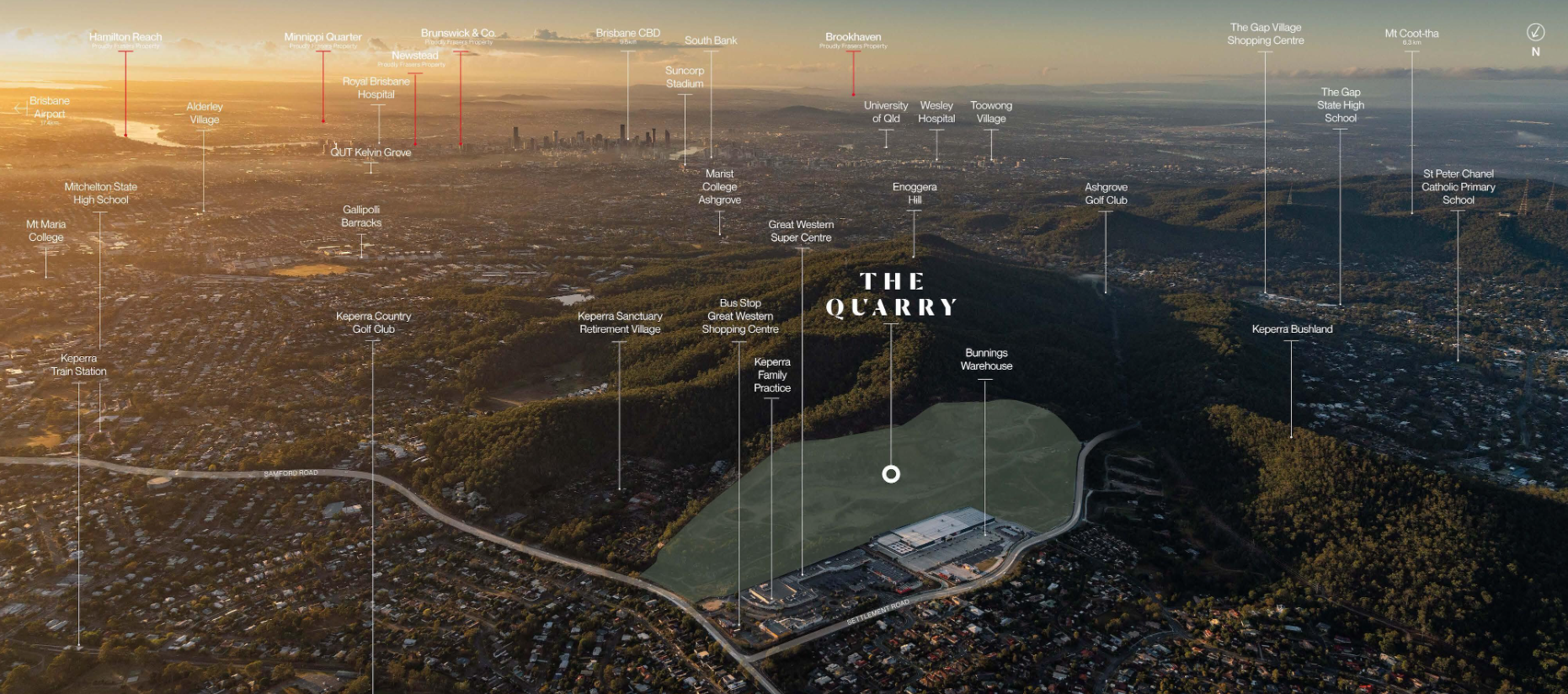 布里斯本全新大型山坡社區｜結合自然與現代生活